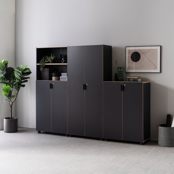 리바트하움 5단책장(오픈형/하부도어형/상하부도어형/올문형)