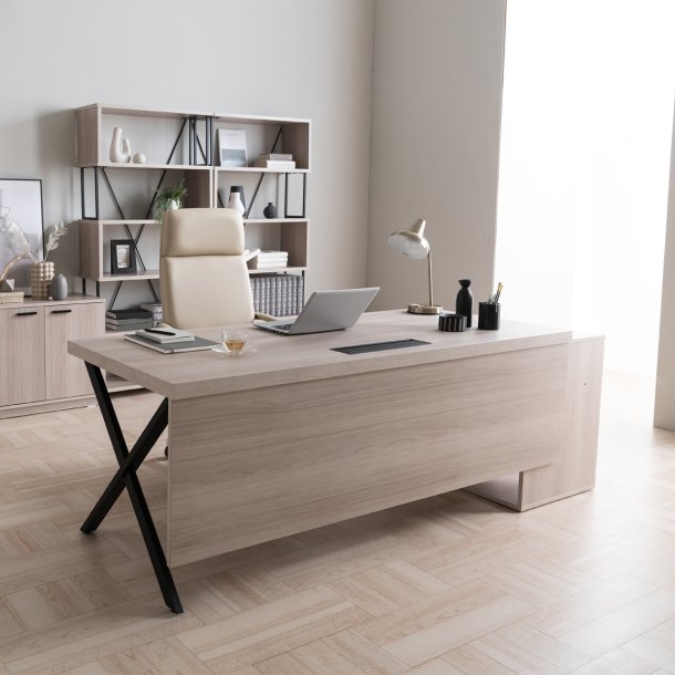 8000G 중역 X형 철재다리책상