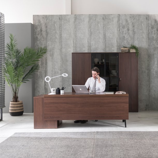 8000G 중역 X형 철재다리책상