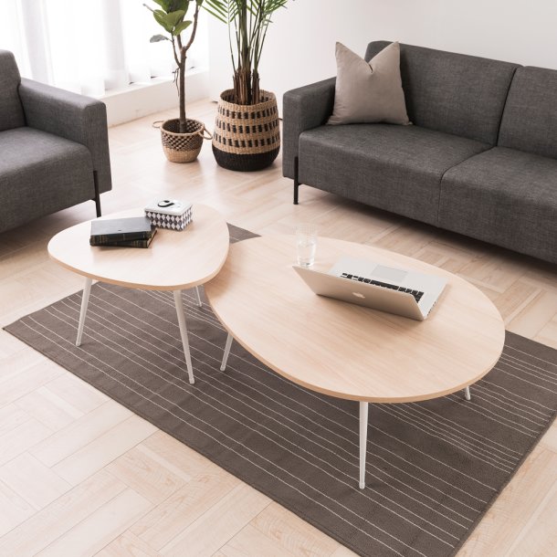 리바트하움 타원 소파테이블