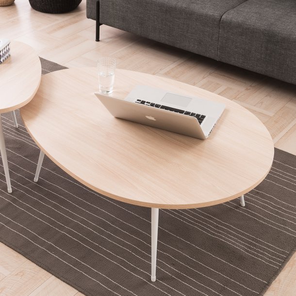 리바트하움 타원 소파테이블