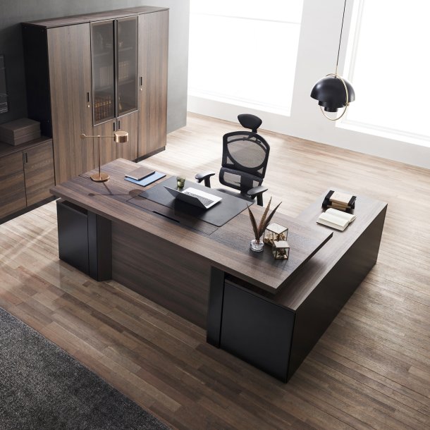 EX9 900G 중역책상 최고급 무늬목