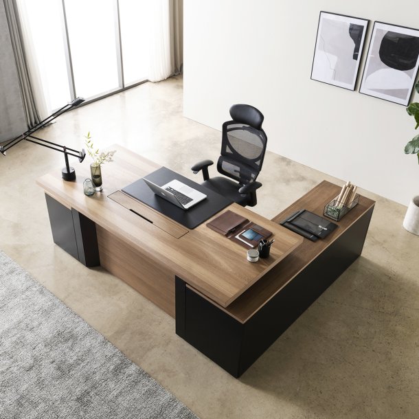EX9 900G 중역책상 최고급 무늬목
