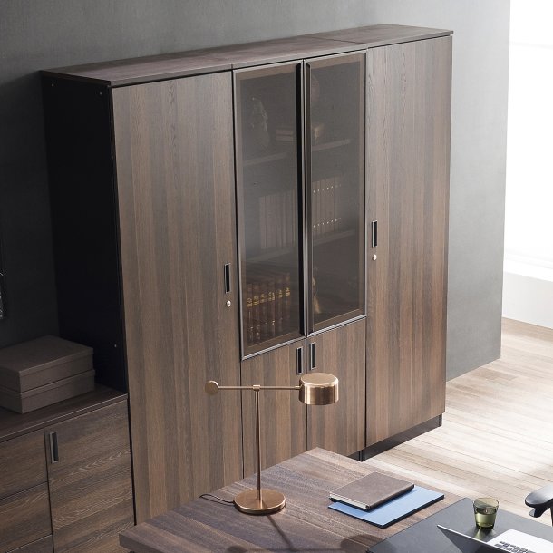 EX900 800 유리도어 책장