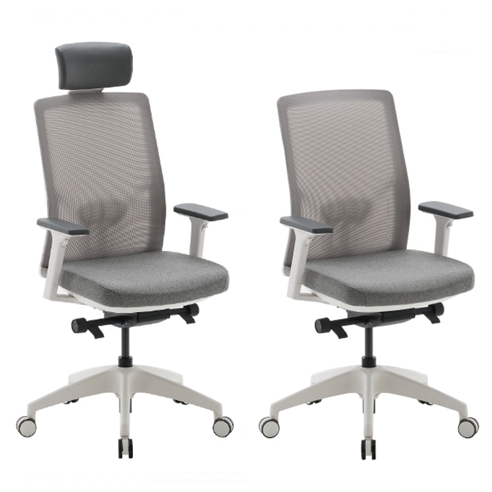 T353G_화이트체어 사무용의자(일반형 틸트/셀프텐션형 틸트)