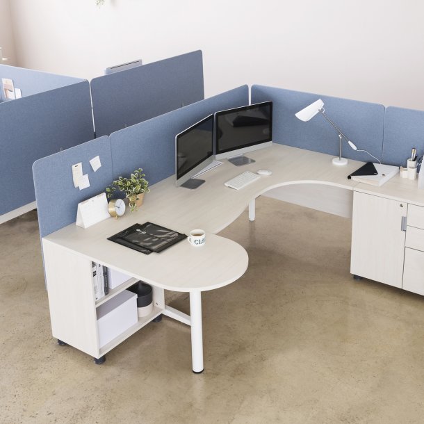 라이트스페이스 ㄱ자형책상