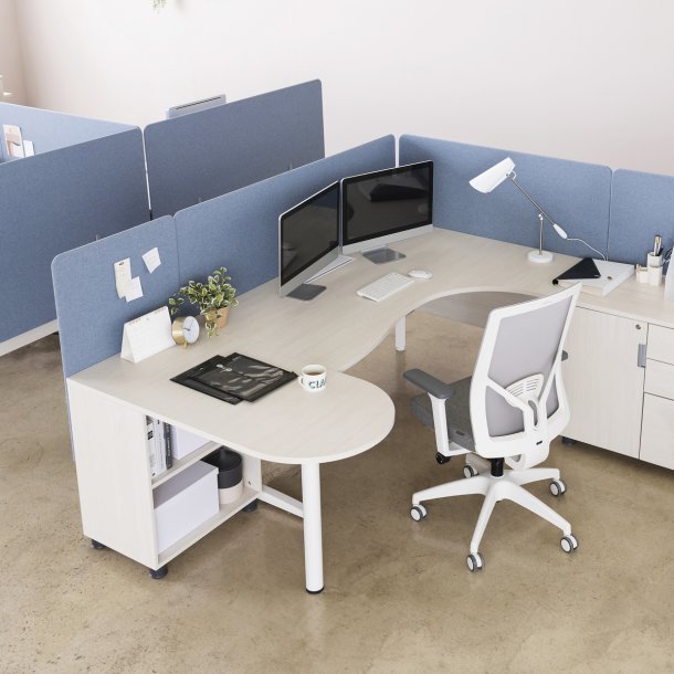 라이트스페이스 ㄱ자형책상