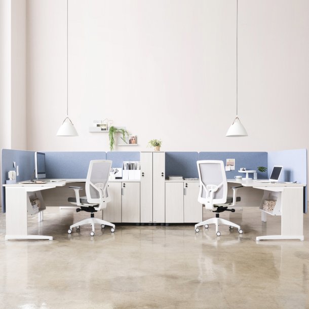 라이트스페이스 ㄱ자형책상