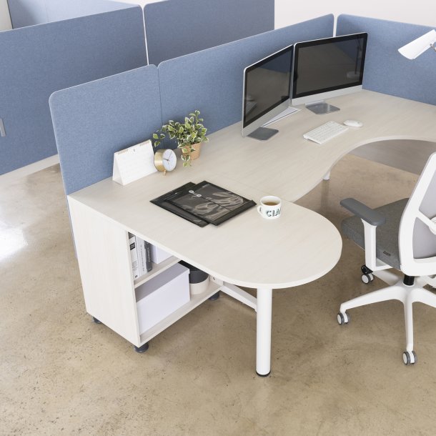 라이트스페이스 U자형보조책상