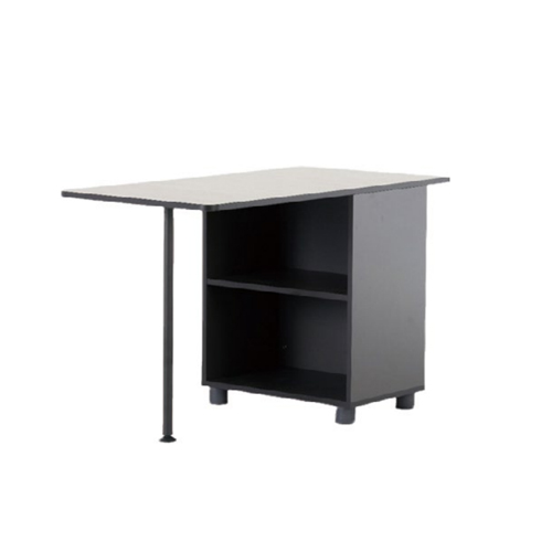 리바트하움 안심 블랙 에디션 U형 보조책상