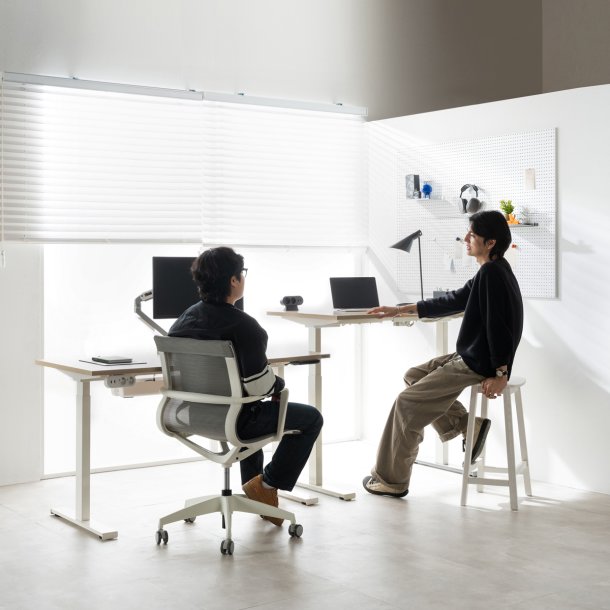 리바트 듀얼모터 모션데스크 라이트