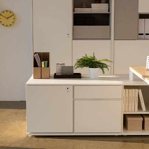 리바트오피스 오피스원 수납 사이드